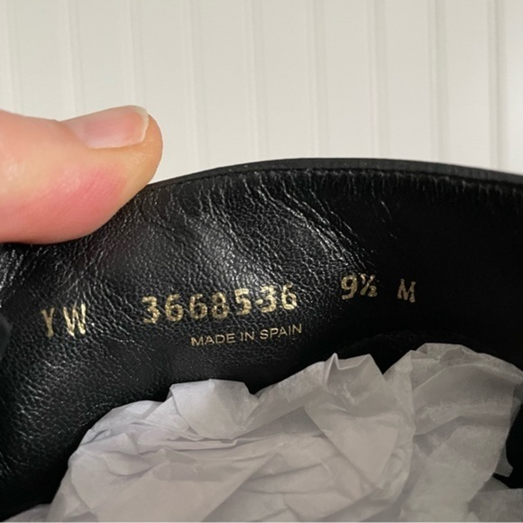 Stuart Weitzman Wedge Heel Ankle Boots in Black Glove Leather *Spain* - Picture 10 of 12